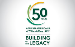 50th Anniversary of African Americans in Residence Logo