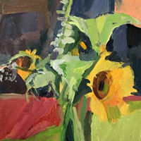 Sunflowers by Devon Payne, '18