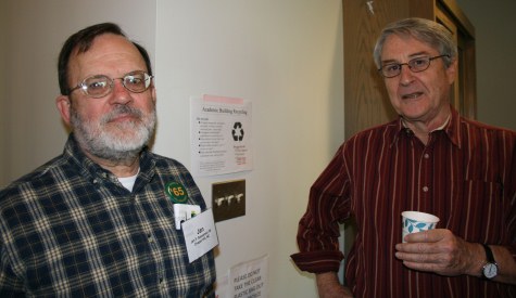 Jan Sasserman '65 and Biology Professor Eric Bradley