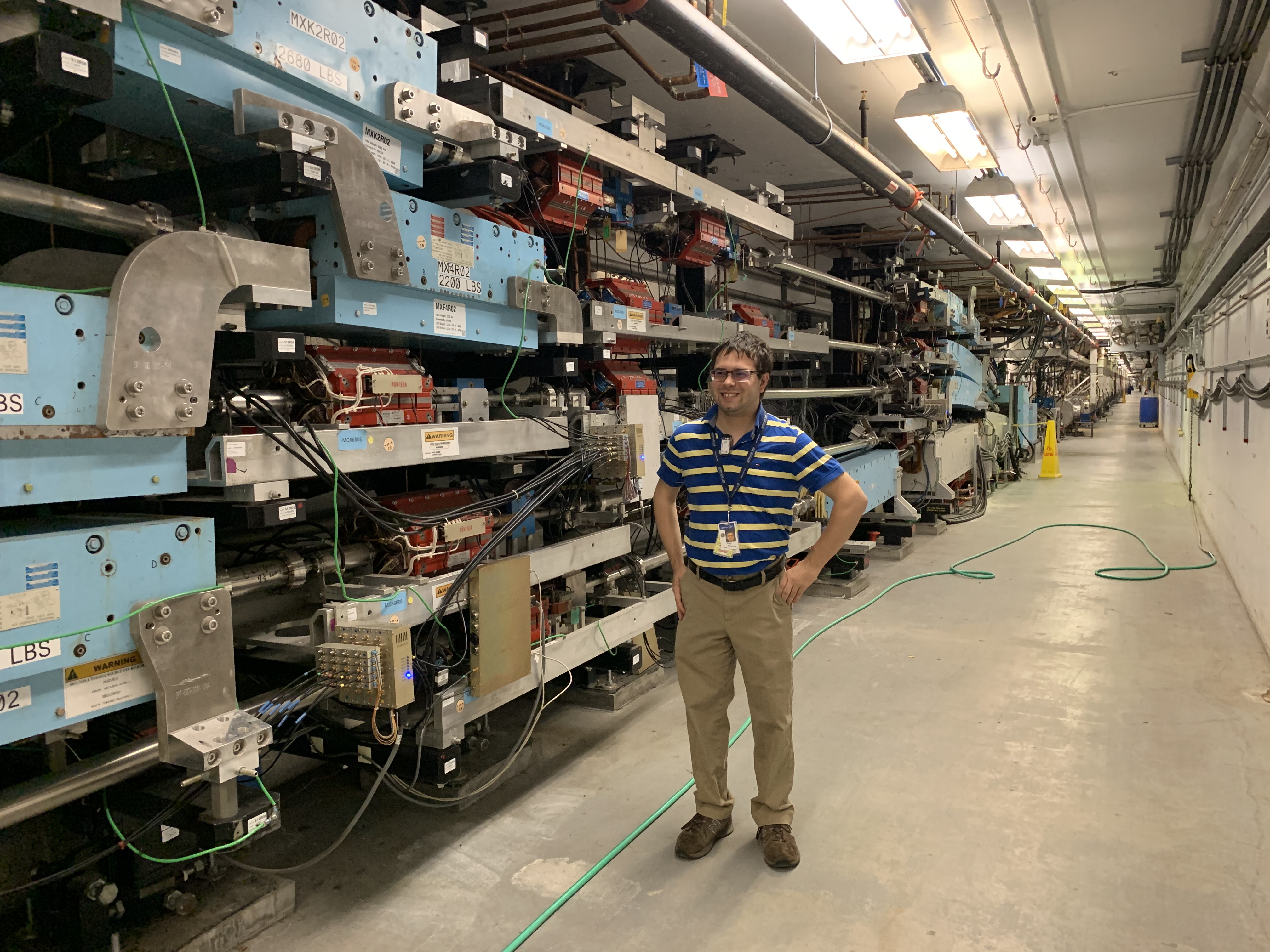Ezekiel Wertz, PhD candidate in physics, conducts research that is part of the Super BigBite Spectrometer program at Jefferson Lab in Newport News, Virginia. (courtesy photo)