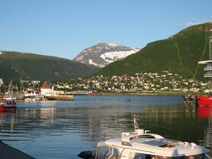 The fjord in Tromsø