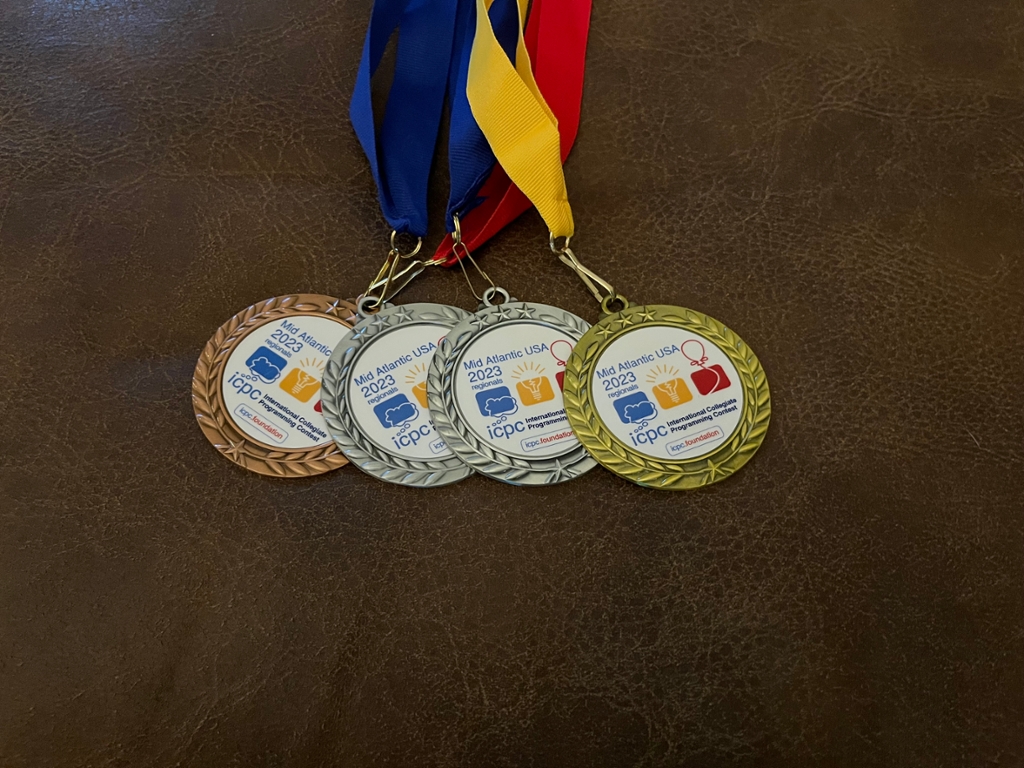 William &amp; Mary Computer Science Team Medals