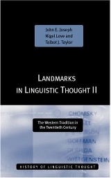 Landmarks in Linguistic Thought II