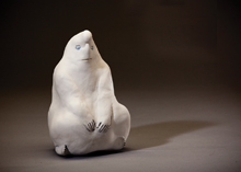 One of the sculptures that will be included in Melange á Clay, created by Heidi Preuss Grew