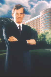DeVita stands for his official portrait after being appointed director of the National Cancer Institute by President Jimmy Carter 1980. (Photo courtesy of Farrar, Straus and Giroux)