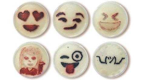 Bacterial emojis: