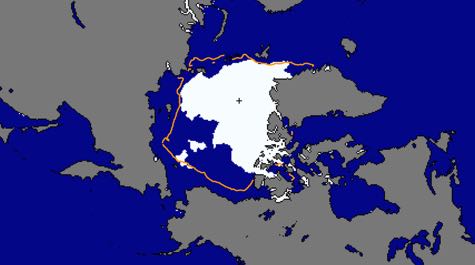 Shrinking Arctic Sea ice: