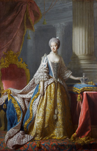 Queen Charlotte. (Allan Ramsay, c.1760-61. Courtesy Royal Collection Trust)