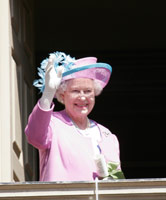 Queen Elizabeth II at W&M in 2007. (File photo)