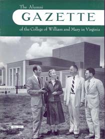 The cover of the Alumni Gazette shows the newly completed Phi Beta Kappa Memorial Hall (Image courtesy of University Archives)