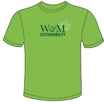 Sustainability T-shirt design (Photo courtesy of Office of Sustainability)