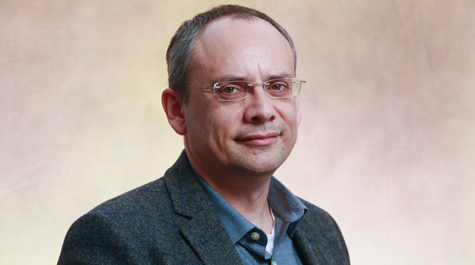 Portrait photograph of Konstantinos Orginos, associate professor in the William & Mary Department of Physics