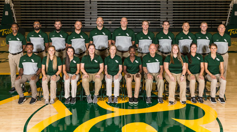 W&M Athletics' high performance and medical team in Kaplan Arena