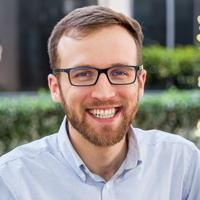 Headshot of Kurtis Bartlett was awarded the 2018 Jefferson Science Associates Thesis Prize, recognizing his Ph.D. dissertation in the William & Mary physics department. 