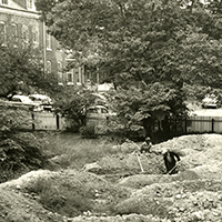 The 1957 archaeological excavation at the site of First Baptist Church