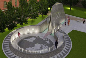 The memorial. Courtesy NPS.
