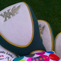 Erika Malik's head covers pay tribute to her alma mater
