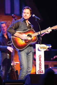 Chip Esten made his debut at Nashville’s Grand Ole Opry in November of 2012. (Photo by Chris Hollo)