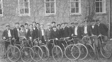 Cycling Club at W&M, circa 1900