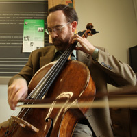 Neal Cary is one of six music faculty members who will perform in the concert. Photo by Stephen Salpukas.