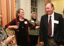 Professor Emeritus of Government James A. Bill, pictured here at the Reves Center’s 20th anniversary celebration in 2009.
