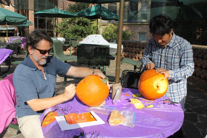 The Reves Center's annual Pumpkin Carve event