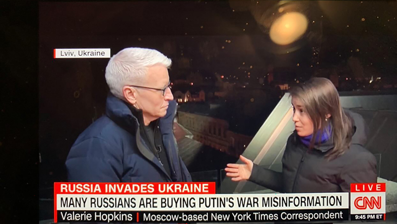 Anderson Cooper interviews Valerie Hopkins live on CNN.