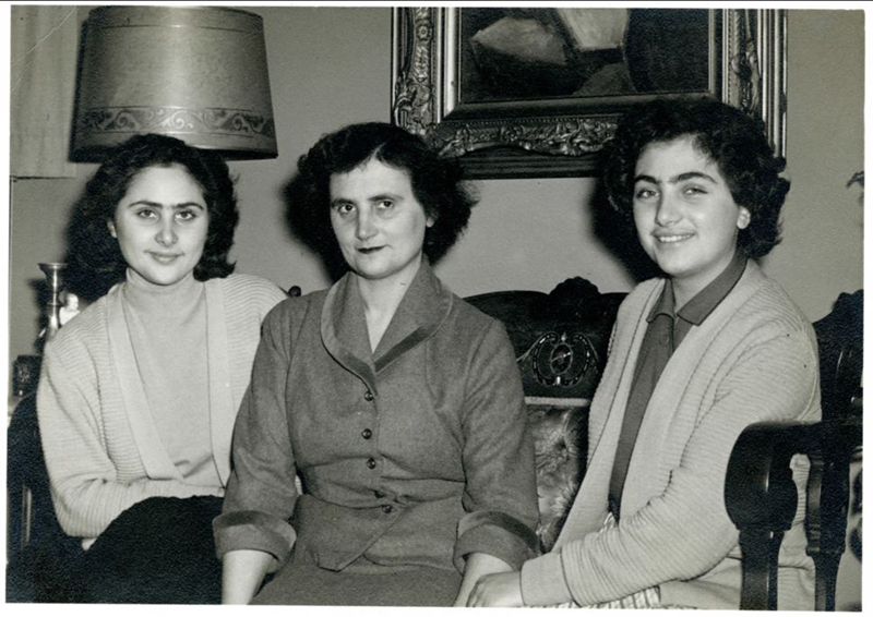 Erika Fabian (L) with her mother, Piroska, and her sister Judith. (Courtesy photo)
