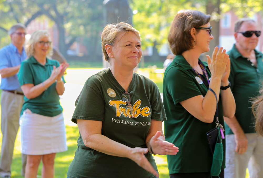 Faculty and Staff Convocation recognizes William & Mary employees each year.