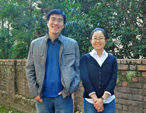 Technology innovators Hao Han and Nan Zheng