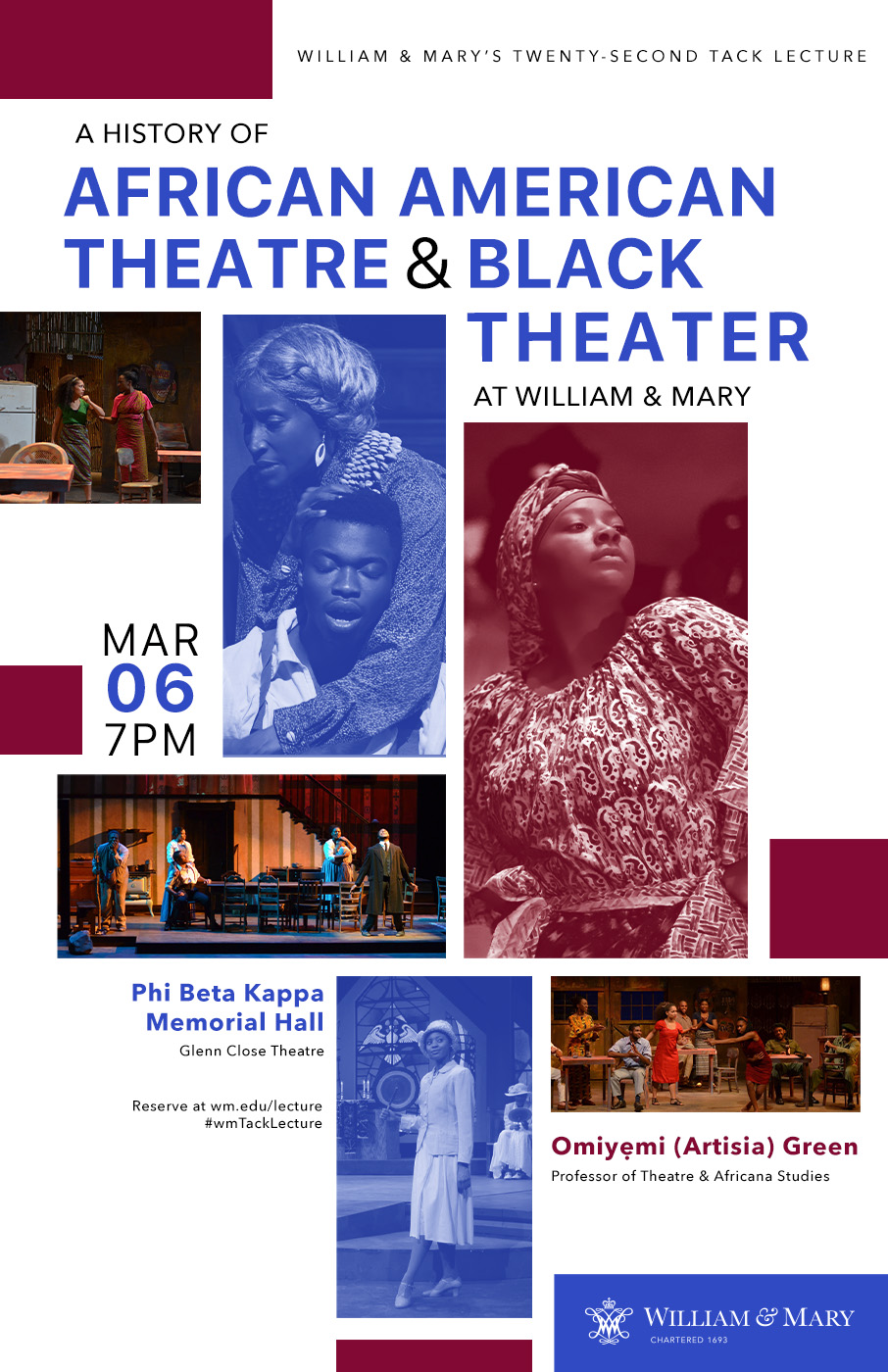 "A History of African American Theatre and Black Theater at William & Mary"