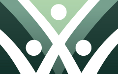 Year of Civic Leadership line and circle graphic