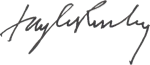 President Taylor Reveley's signature