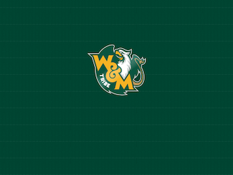 Green background with centered W&M Tribe Athletics logo