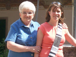 With my grandma Ninetta in Veneto