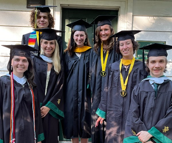 Left to right: Julia, Molly, Pablo, Lucy, Katie, Sidonie, and Jackson.