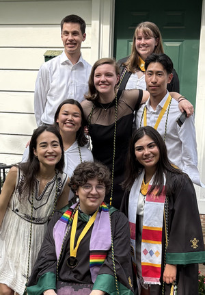 Back row: Adam, Emma...Heather, Jeffrey,... Anna, Alex... Front row: Christina, AC