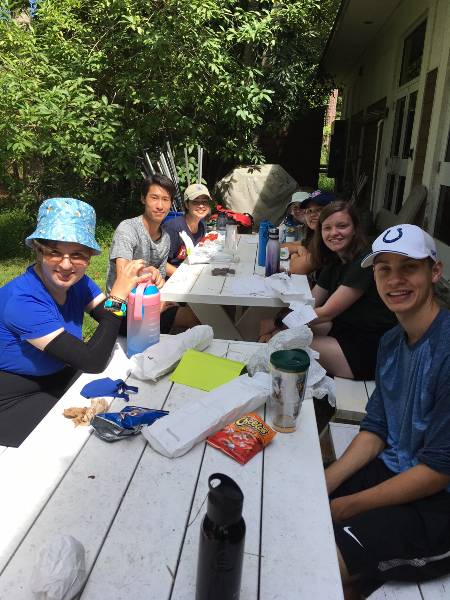 And finally...lunch!