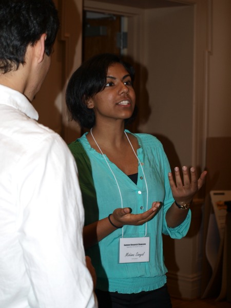 Mohima's research was the, "Determination of Cyst Stem Cell Progenitor Development and Migration....