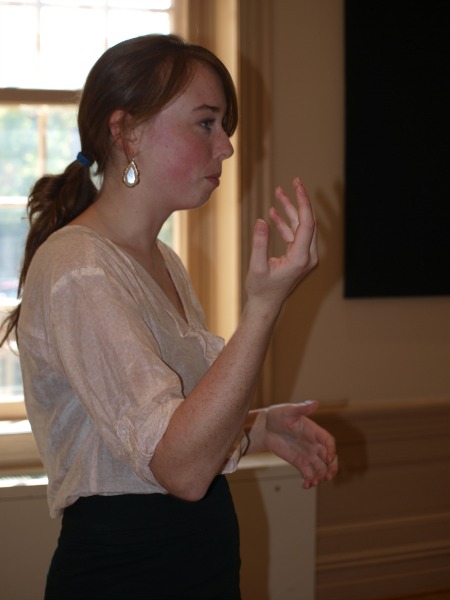 Alison conducted interviews with Tanzanian health and development staff.