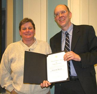 Leisa Meyer with Dean Strikwerda.