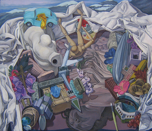 Margaret McCann, 'Avalanche' oil on canvas, 24x30inches