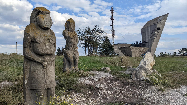 Destroyed Statues in Ukraine
