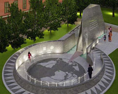 The memorial. Courtesy NPS.