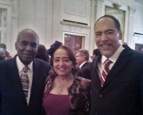 Dr. M. Blakey attends a White House reception