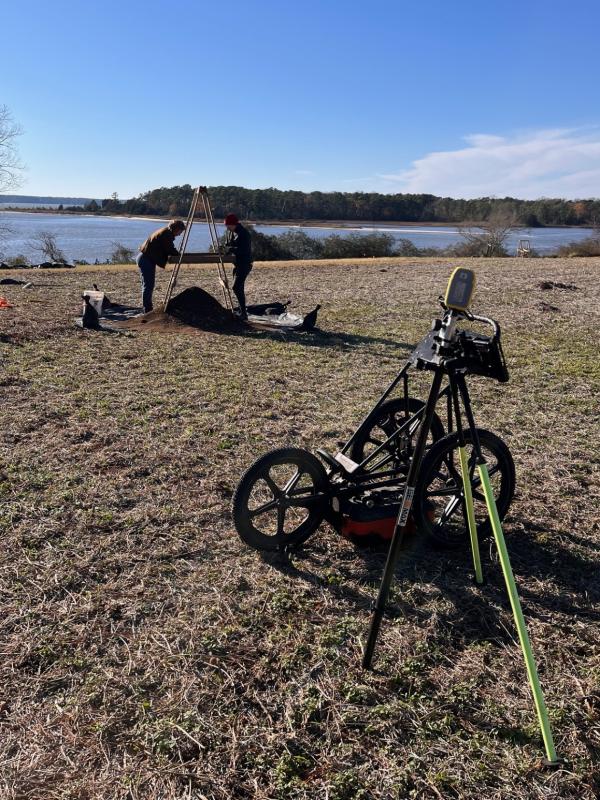 GPR survey of Shelly site in Gloucester County, VA, the possible location of seventeenth-century Catauncack