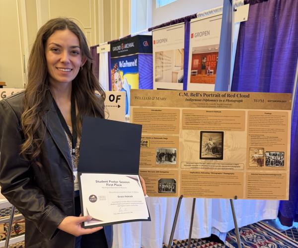 Grace Helmick at the Virginia Association of Museums Conference