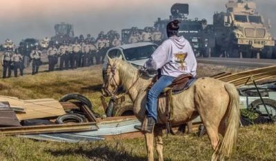 Standing Rock (2016), Ryan Vizzions, American, digital photograph