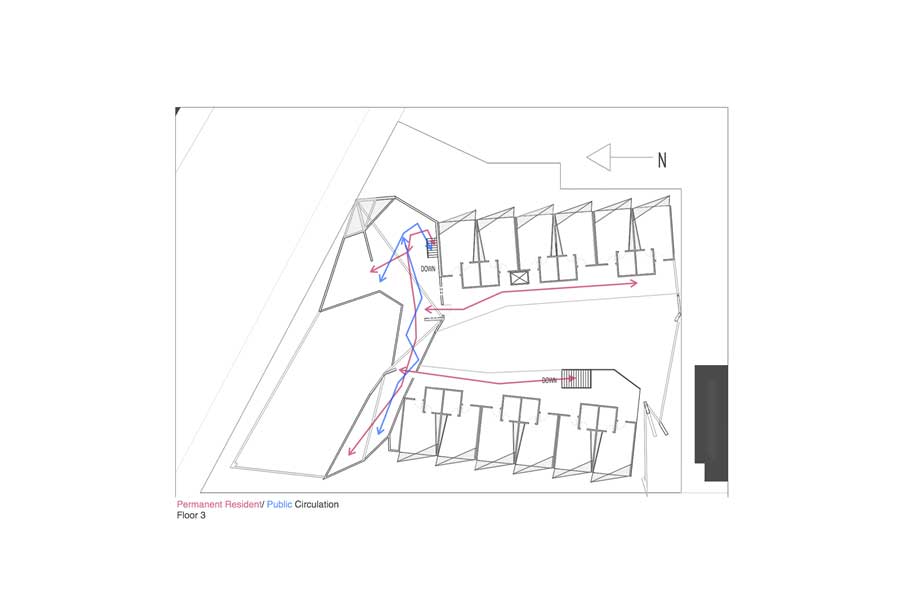 Circulation Diagram (Floor 3 )