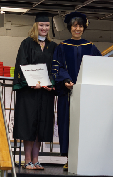 Sophia Higgerson, European Studies, Art History minor with Honors, Phi Beta Kappa (PBK) inductee